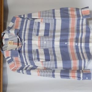 Red white and blue striped top